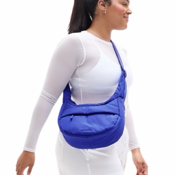 Athleta Handbags - NWT Athleta All About Small Crossbody Hobo Bag - OS/Varsity